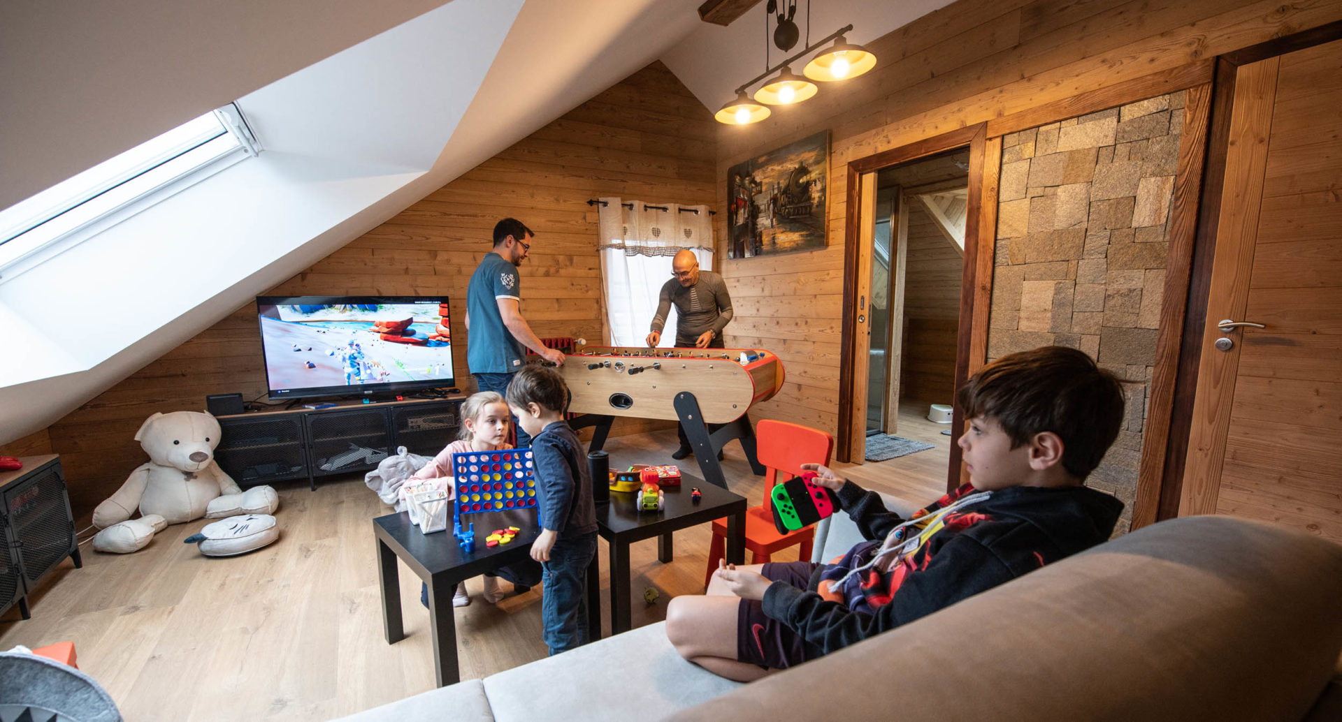 salle de jeux du gite le trésanes