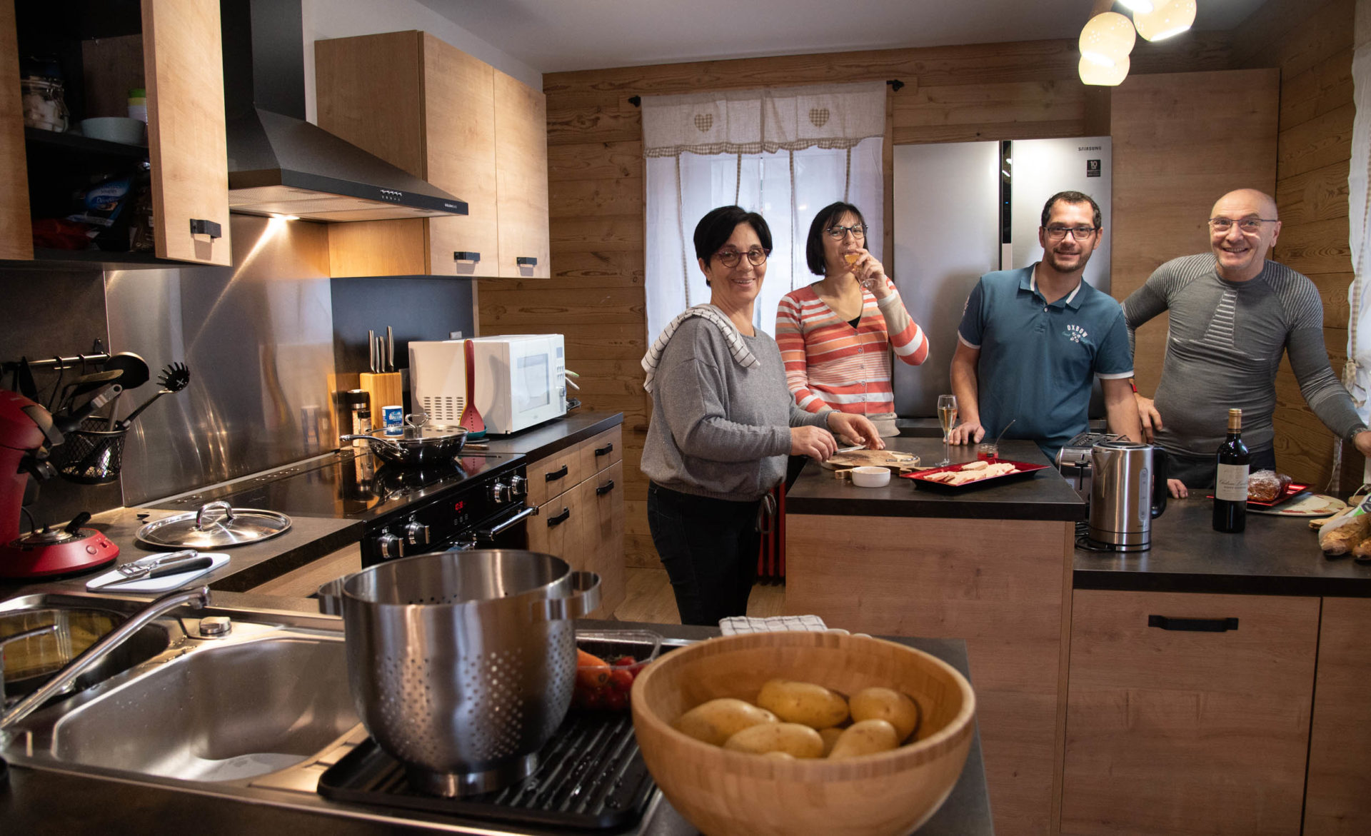 Cuisine du gite les trésanes