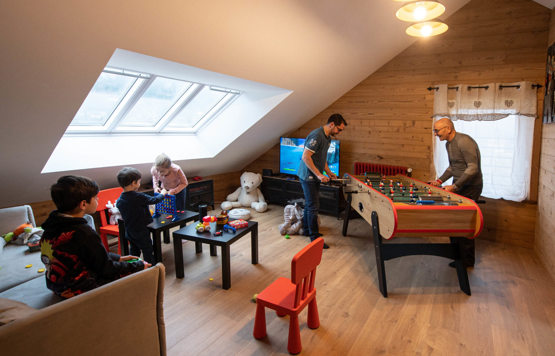 Salle de jeux du gite les trésanes