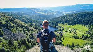 vue des hautes Vosges depuis le col du Tanet